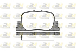Комплект тормозных колодок ROADHOUSE 2801.00