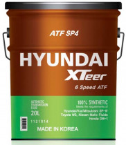 Масло трансмиссионное синтетическое Hyundai/Kia ATF Xteer HYUNDAI SP-4,  20л 1121014
