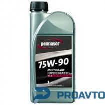 Масло трансмиссионное синтетическое Pennasol Multigrade Hypoid Gear Oil GL 5 75W-90, 1л