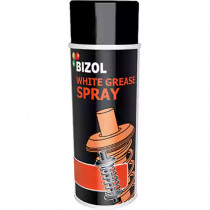 Грязеотталкивающая белая смазка BIZOL WHITE GREASE SPRAY 400мл. B40014