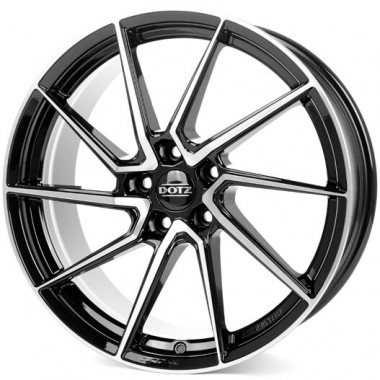 DOTZ Литые диски DOTZ Spa dark 17x7,5 PCD5x100 ET45 60,1 Black/polished - Картинка 1