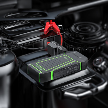 Hoco Бустер (пусковое устройство) HOCO QS1 Spring car emergency start-up power bank(10000mAh) - Картинка 7