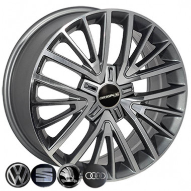 Replica Литые диски Replica SKODA TL1356NW 17x7,5 PCD5x112 ET50 57,1 GMF - Картинка 1