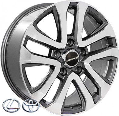 Replica Литые диски Replica LEXUS BK5118 20x8,5 PCD5x150 ET45 110,2 GP - Картинка 1