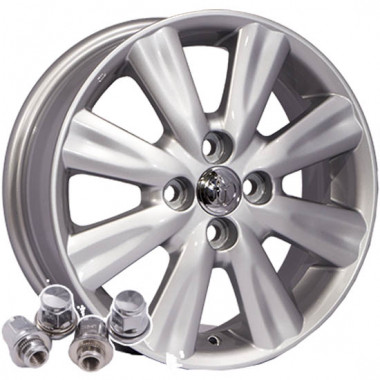Zf Литые диски ZF M226 15x5,5 PCD4x100 ET45 54,1 S - Картинка 1