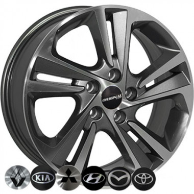 Zf Литые диски ZF 5258 15x6,0 PCD5x114,3 ET40 67,1 GMF - Картинка 1