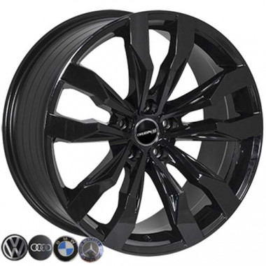 Zf Литые диски ZF FE185 19x8,5 PCD5x112 ET28 66,6 BLACK - Картинка 1