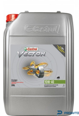 Castrol Масло моторное полусинтетическое Castrol Vecton 10W-40, 20л - Картинка 1