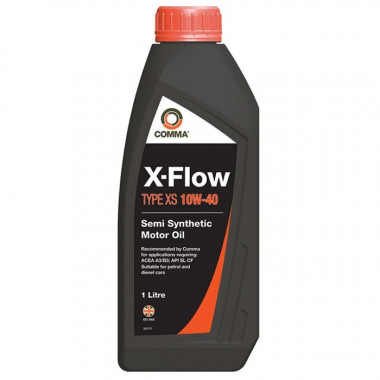 Comma Масло моторное полусинтетическое Comma X-Flow Type XS Semi Synthetic Motor Oil 10W-40 1л. XFXS1L - Картинка 1