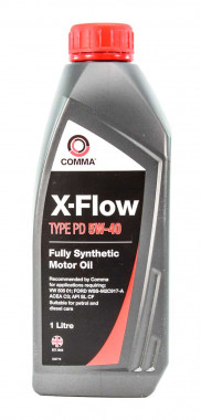 Comma Масло моторное синтетическое Comma X-FLOW TYPE PD Fully Synthetic Motor Oil 5W-40 1л. XFPD1L - Картинка 1