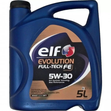 Elf Масло моторное синтетическое Elf Evolution Full-Tech FE 5W-30, 5л 213935 - Картинка 1