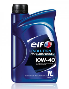 Elf Масло моторное полусинтетическое Elf Evolution 700 Turbo Diesel 10W-40, 1л, 214126 - Картинка 1