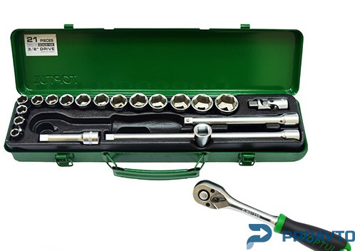 Toptul Набор инструмента 3/8" 21ед. TOPTUL GCAD2102 - Картинка 1