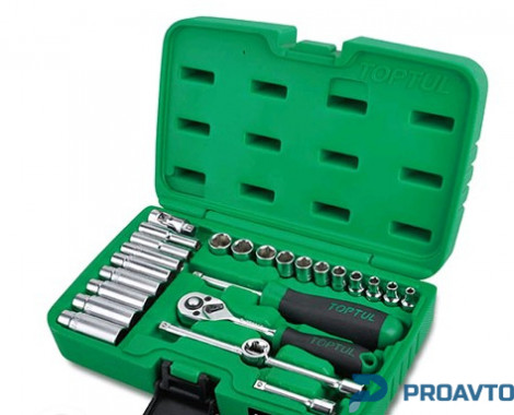 Toptul Набор инструмента 1/4" 25ед. TOPTUL GCAI2501 - Картинка 1