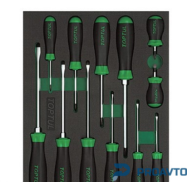 Toptul Набор отверток 12ед. (в ложементе) TOPTUL GVB1202 - Картинка 1
