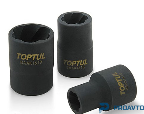 Toptul Головка для поврежденных гаек 1/2" 10мм BAAK1610 TOPTUL - Картинка 2