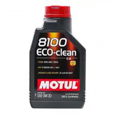 Motul Масло моторное синтетическое Motul 8100 Eco-clean 0W-30, 1л 102888 - Картинка 1
