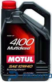 Motul Масло моторное полусинтетическое Motul 4100 MULTIDIESEL 10W-40, 5л - Картинка 1