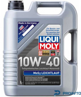 Liqui Moly Масло моторное полусинтетическое LiquiMoly MoS2 Leichtlauf 10W-40, 4л 1917 - Картинка 1