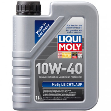 Liqui Moly Масло моторное полусинтетическое LiquiMoly MoS2 Leichtlauf 10W-40, 1л, 1930 - Картинка 1