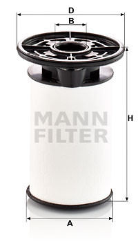 MANN-FILTER Топливный фильтр MANN PU 7014 Z - Картинка 1