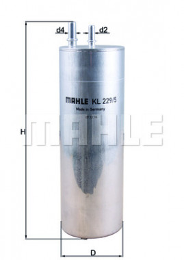 Mahle Топливный фильтр MAHLE KL 229/5 - Картинка 1