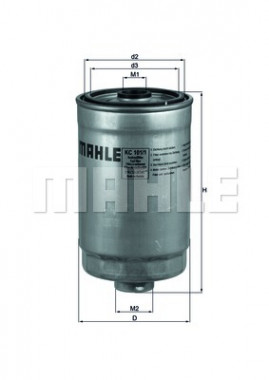 Mahle Топливный фильтр MAHLE KC 101/1 - Картинка 1