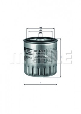 Mahle Топливный фильтр MAHLE KC 63/1D - Картинка 1