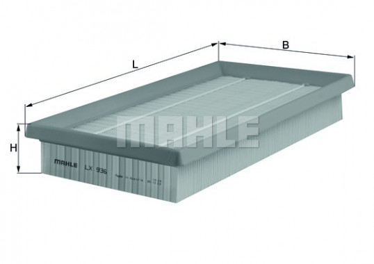 KNECHT Воздушный фильтр KNECHT LX936 - Картинка 1