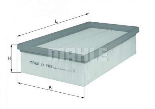 KNECHT Воздушный фильтр KNECHT LX1983 - Картинка 1