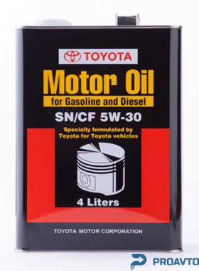 Toyota Масло моторное минеральное Toyota Motor Oil 5W-30, 4л 0888083322 - Картинка 1