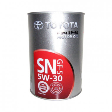Toyota Масло моторное синтетическое Toyota SN 5W-30, 1л, 0888010706 - Картинка 1