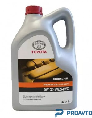 Toyota Масло моторное Toyota Premium Fuel Economy 0W-30 3WZ/4WZ, 5л, 0888083640 - Картинка 1